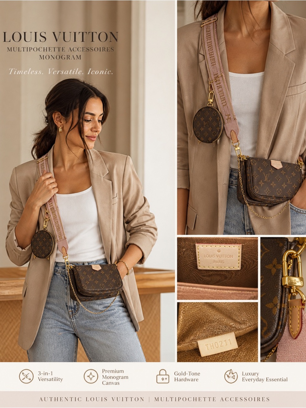 Louis Vuitton Multi Pochette Accessoires - Monogram π«π· - Picture 11 of 12